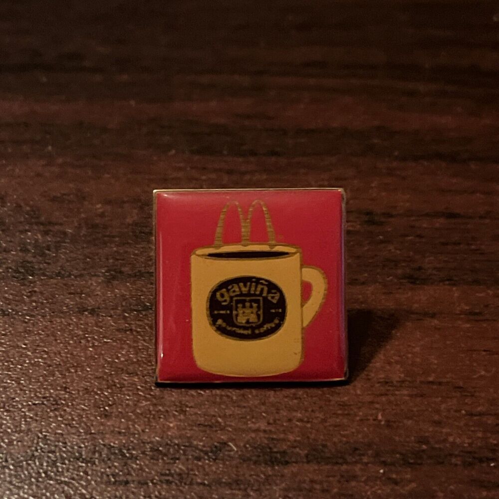 McDonald’s Gavina Gourmet‎ Coffee Mug Employee Lapel Hat Pin